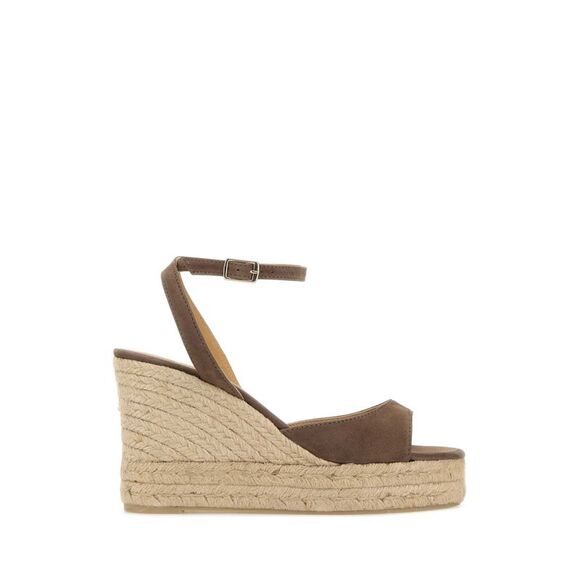 Castaner Women Mud Suede Brook Wedges